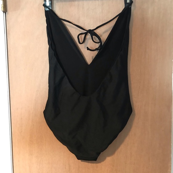 SARA CRISTINA SWIM Tie-Back Halter One Piece - Picture 2 of 3